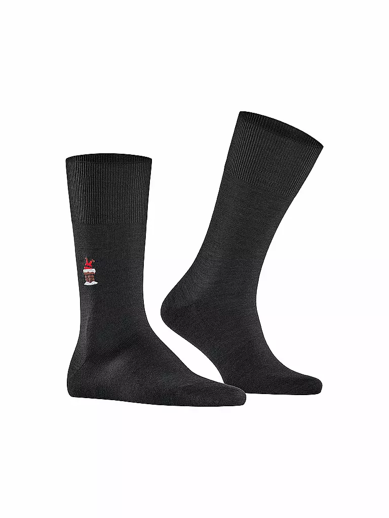 FALKE | Socken AIRPORT SANTA black | schwarz