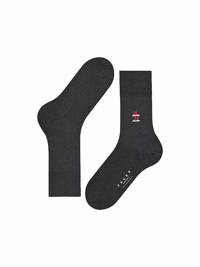 FALKE | Socken AIRPORT SANTA black | schwarz