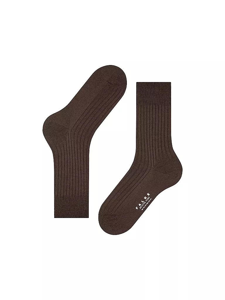 FALKE | Socken BRISTOL PURE brown | braun