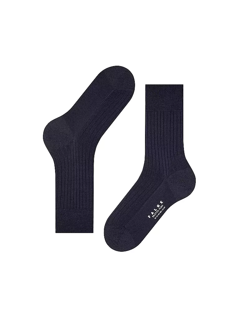 FALKE | Socken BRISTOL PURE dark navy | blau