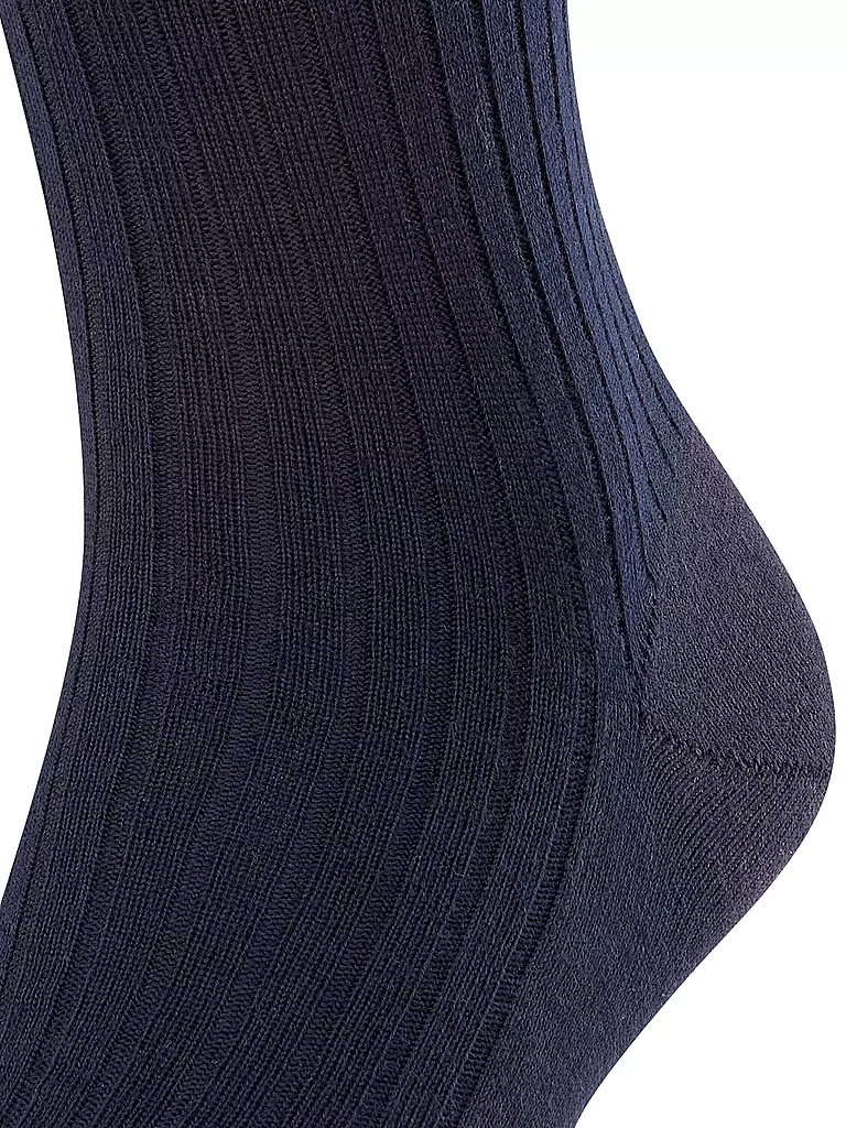 FALKE | Socken BRISTOL PURE dark navy | schwarz