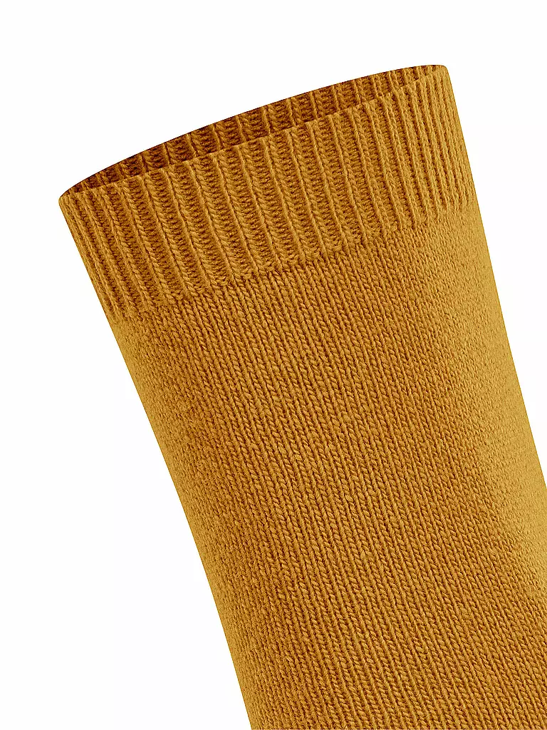 FALKE | Socken COSY WOOL amber | gelb