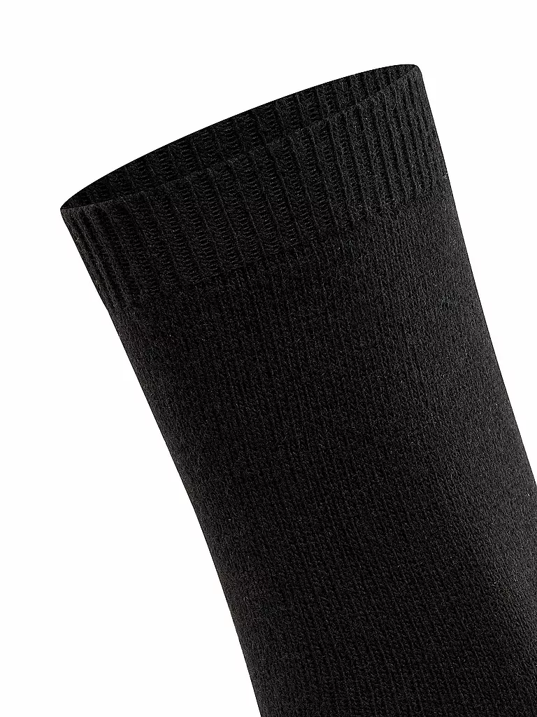 FALKE | Socken COSY WOOL black | hellgrau