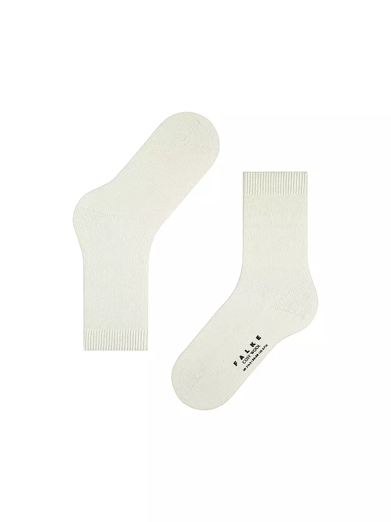 FALKE | Socken COSY WOOL off white | hellgrau