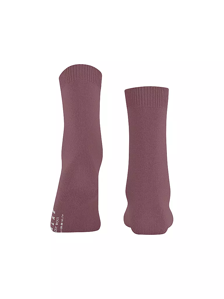 FALKE | Socken COSY WOOL roan rouge | hellgrau