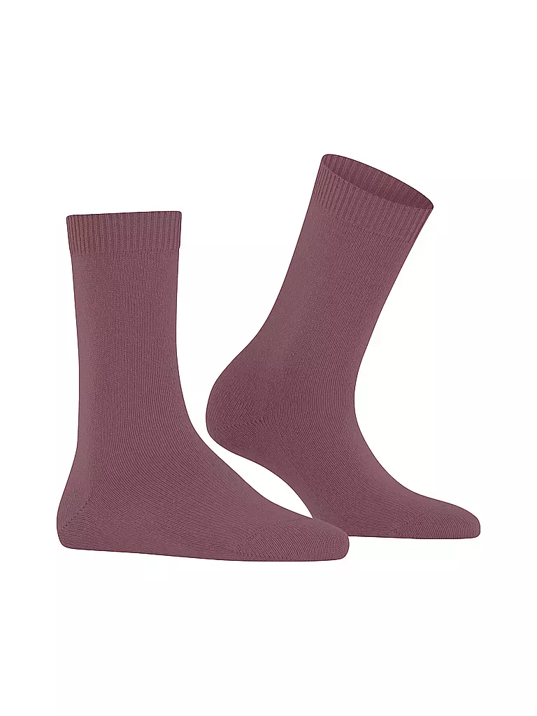 FALKE | Socken COSY WOOL roan rouge | hellgrau