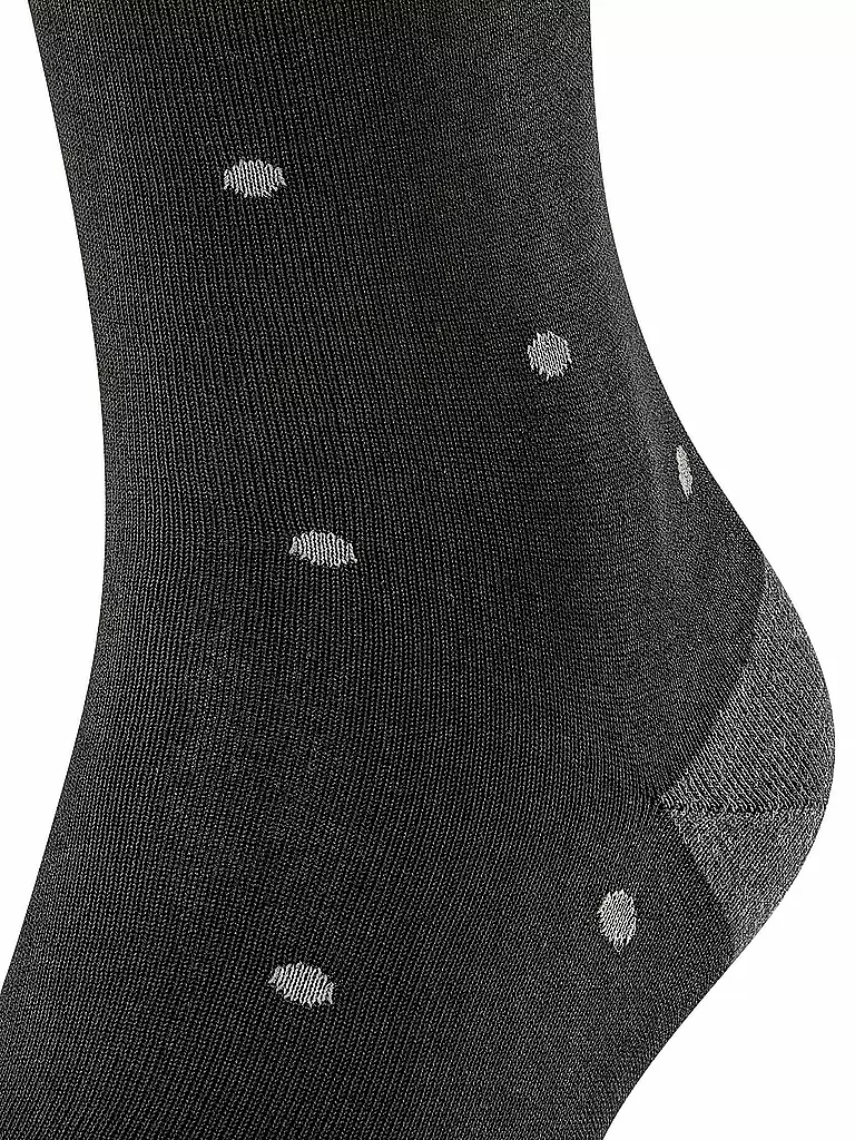 FALKE | Socken Dot anthracite mel. | blau