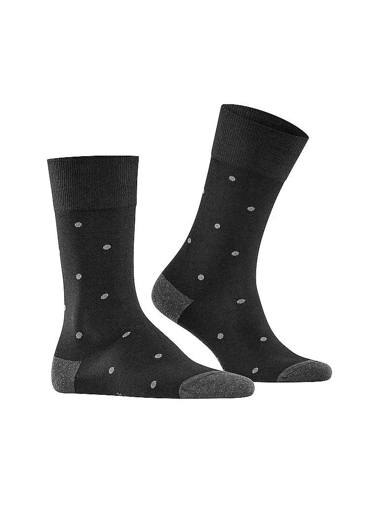 FALKE | Socken Dot anthracite mel. | grau