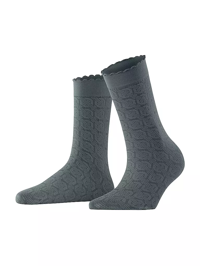 FALKE | Socken HOARDING HONEY flintstone | blau