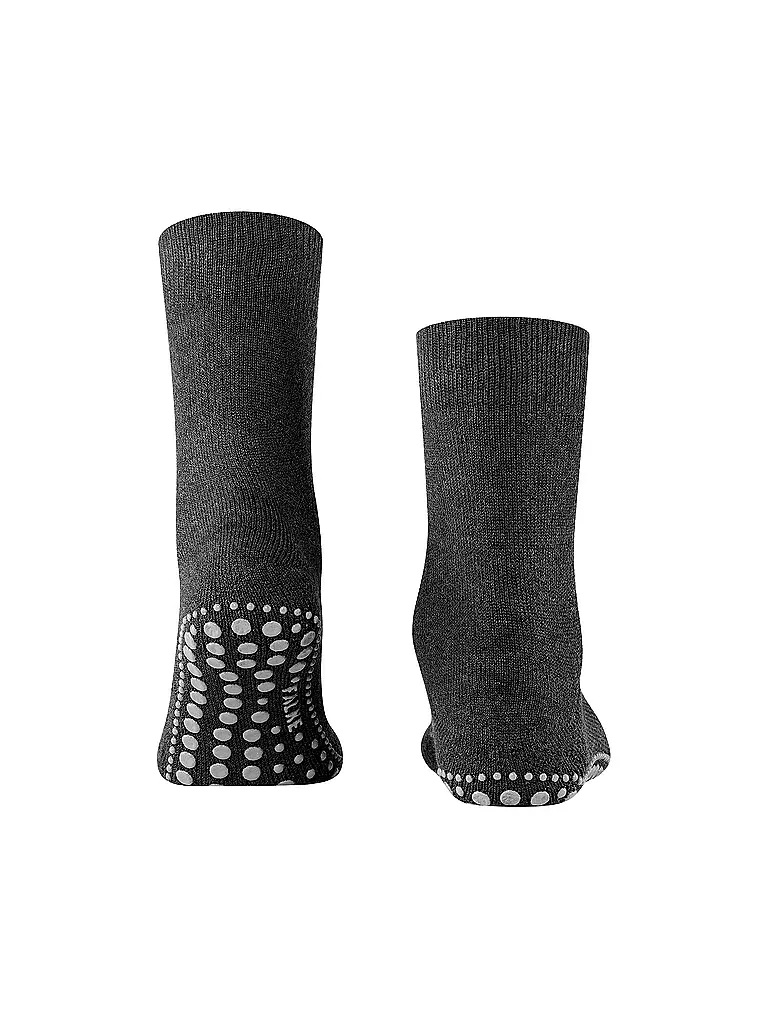 FALKE | Socken HOMEPADS 16500 anthracite mel. | schwarz