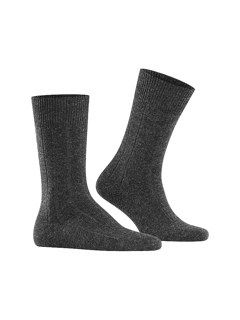 FALKE | Socken LHASA RIB anthara mel | grau