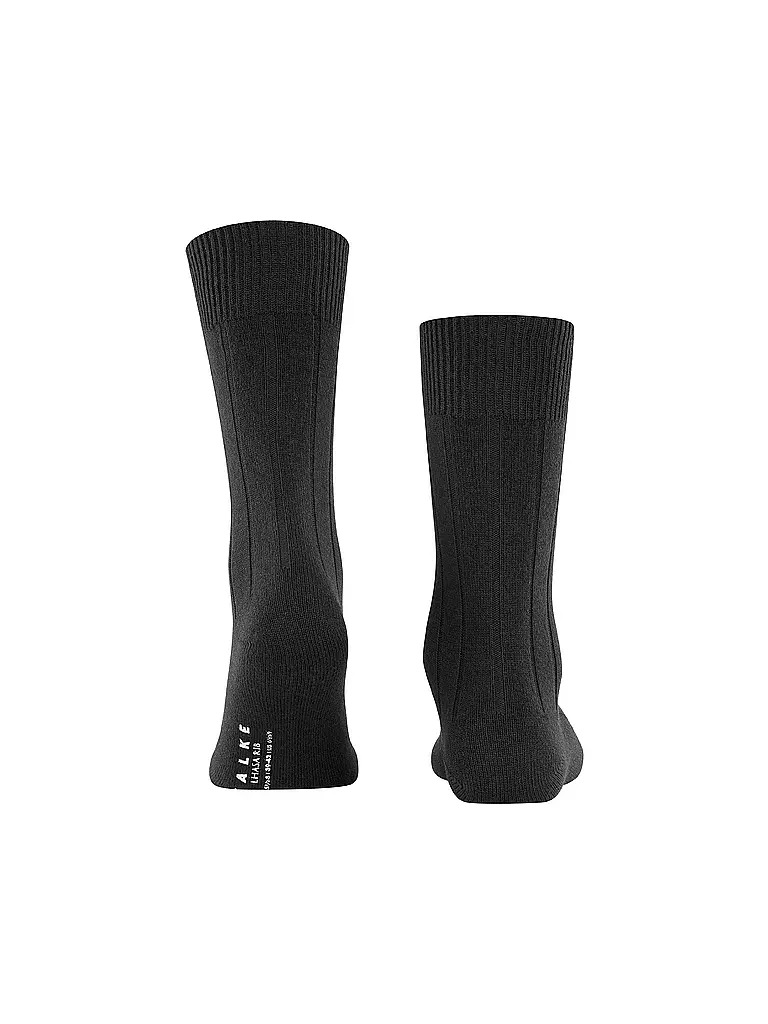 FALKE | Socken LHASA RIB black | hellgrau