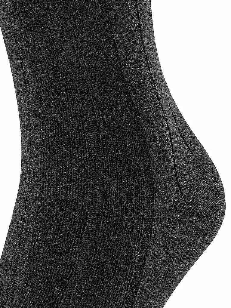 FALKE | Socken LHASA RIB black | schwarz