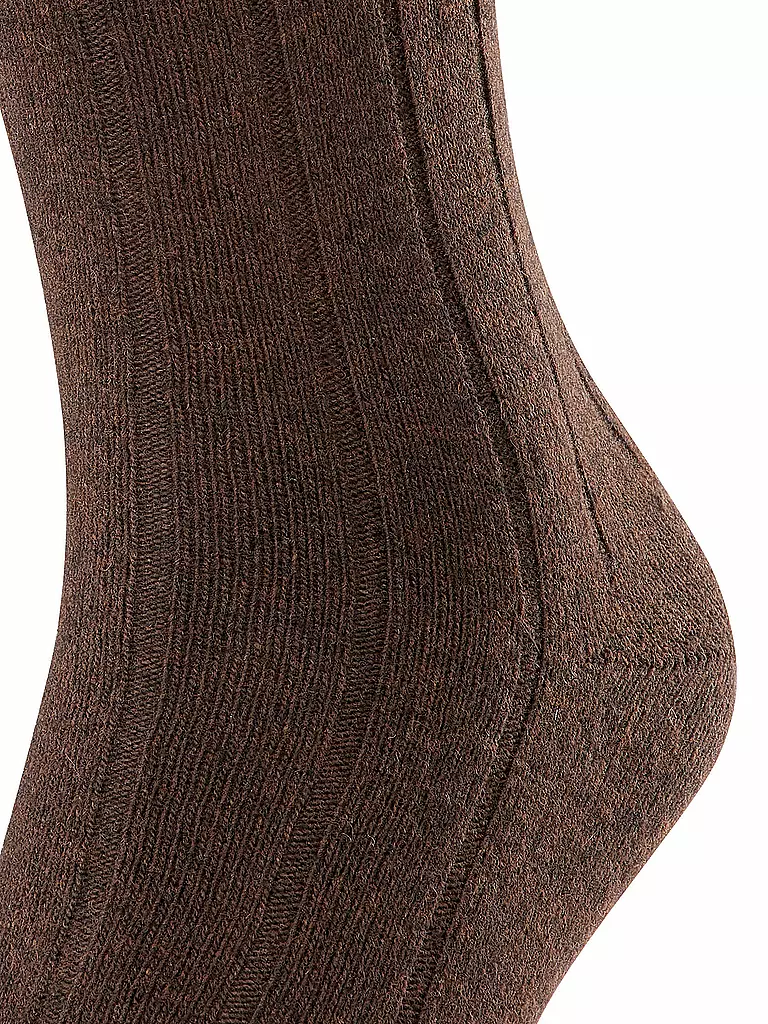 FALKE | Socken LHASA RIB brown | hellgrau