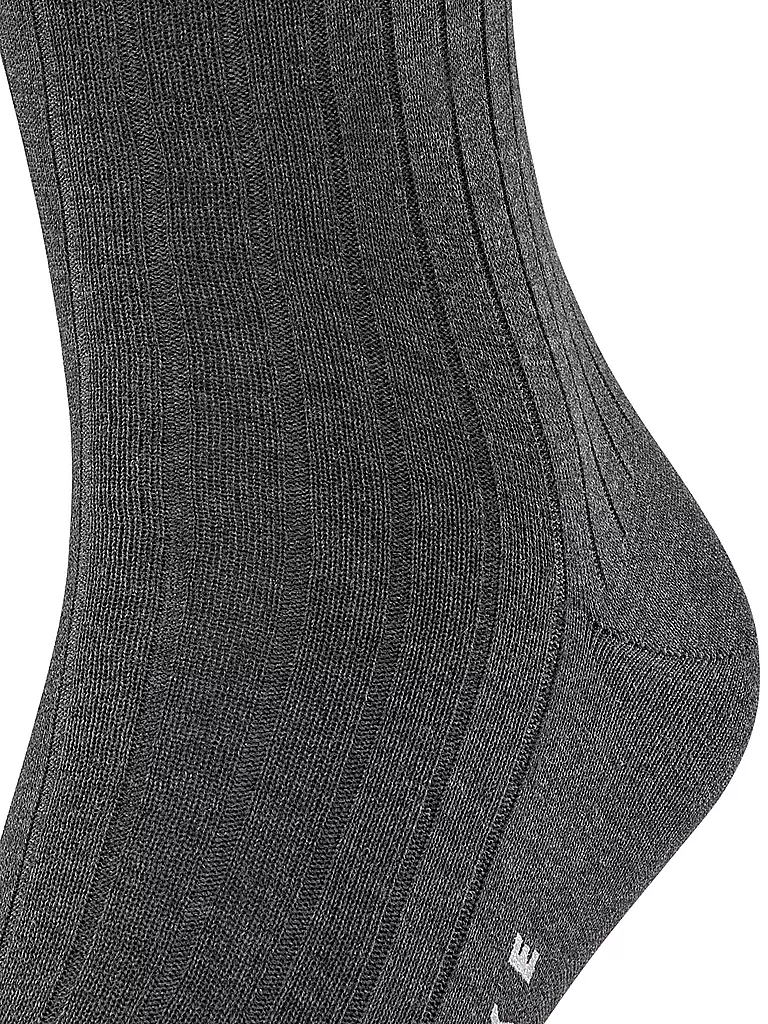 FALKE | Socken MILANO anthracite melange | schwarz