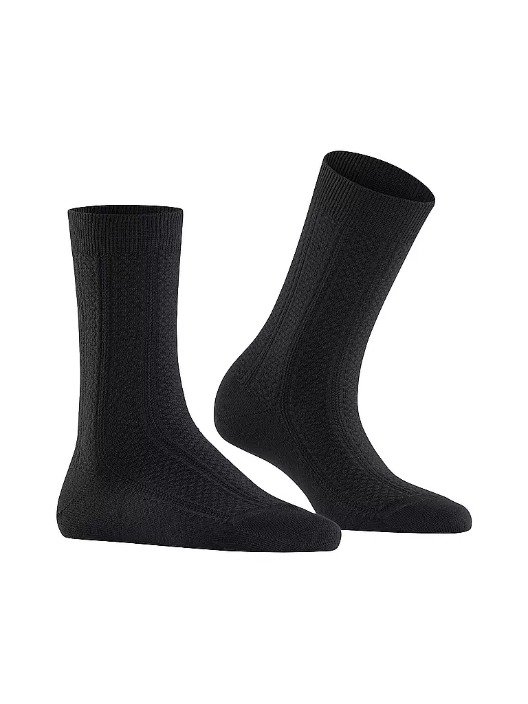 FALKE | Socken NEEDLEPOINT black | schwarz