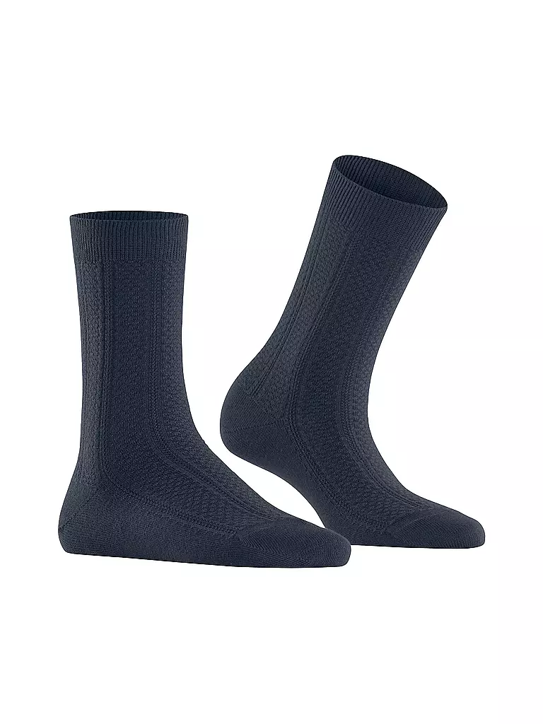 FALKE | Socken NEEDLEPOINT space blue | blau