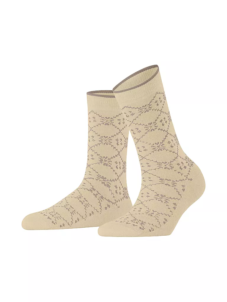 FALKE | Socken RETRO SENSATION biscotti | creme