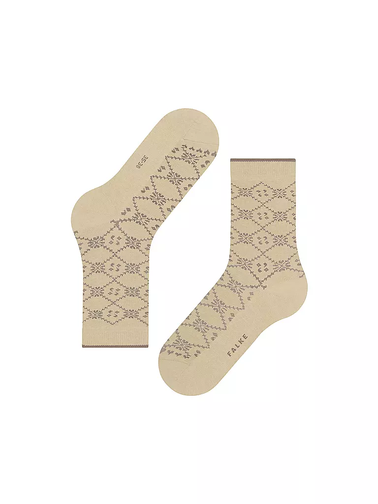 FALKE | Socken RETRO SENSATION biscotti | creme