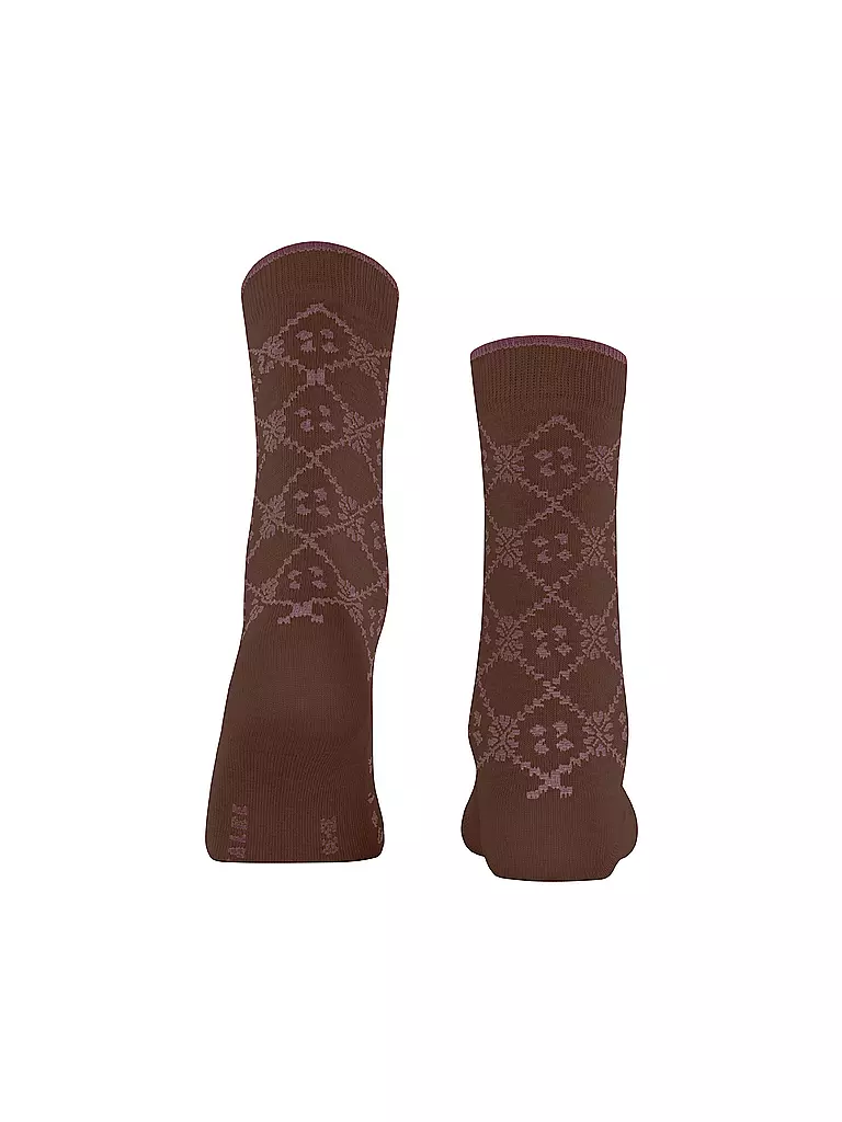 FALKE | Socken RETRO SENSATION cinnamon | dunkelrot