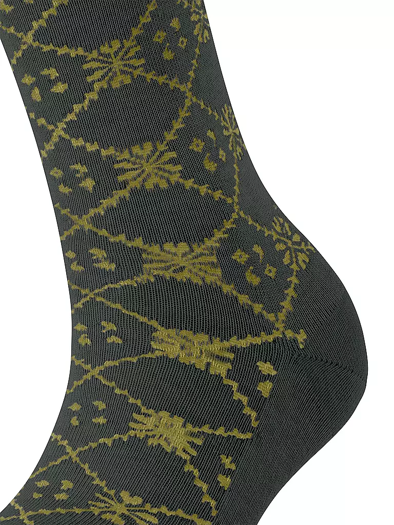 FALKE | Socken RETRO SENSATION forest | dunkelrot