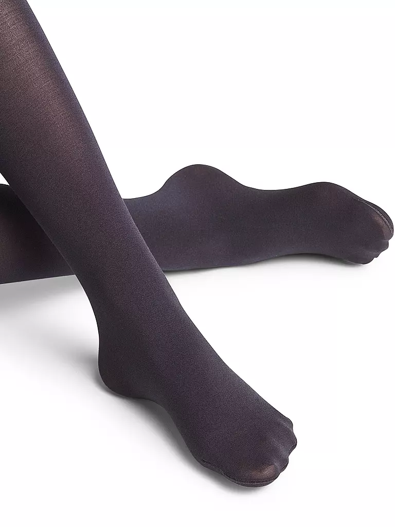 FALKE | Strumpfhose COTTON TOUCH black | blau