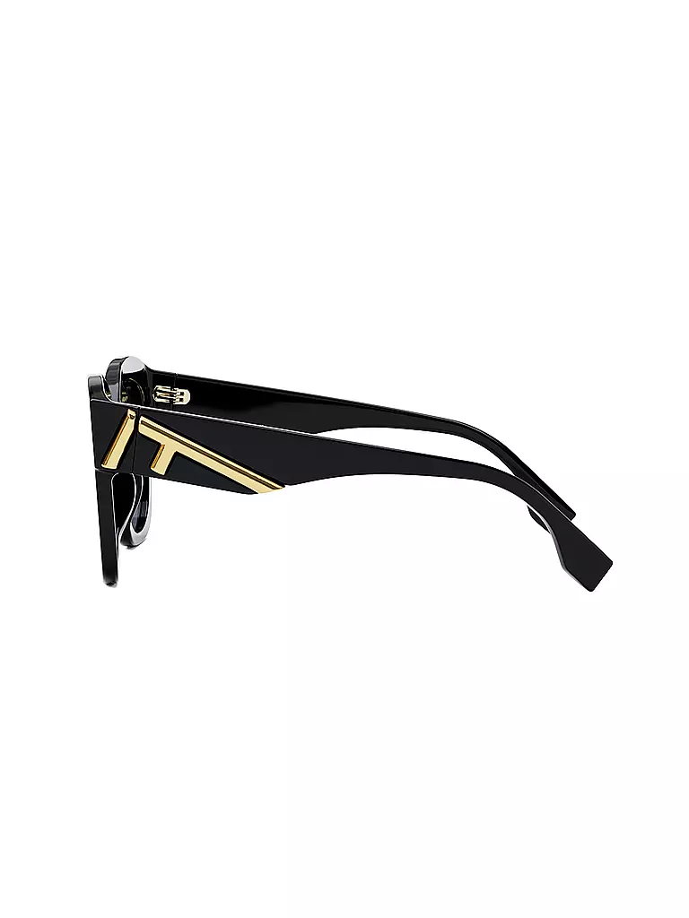 FENDI | FENDI First schwarze eckige Sonnenbrille | schwarz