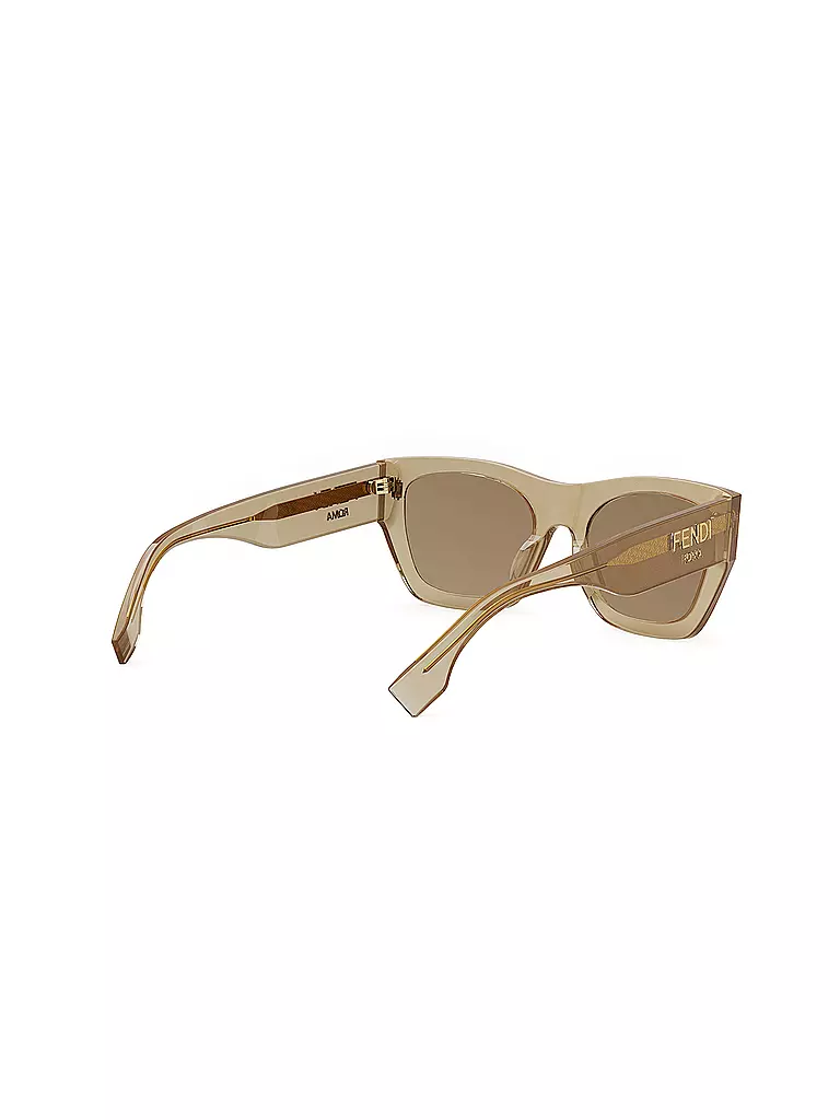 FENDI | FENDI Roma braune eckige Sonnenbrille | beige