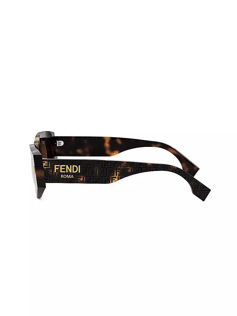 FENDI | FENDI Roma braune ovale Sonnenbrille | braun