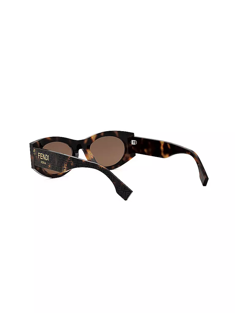 FENDI | FENDI Roma braune ovale Sonnenbrille | braun