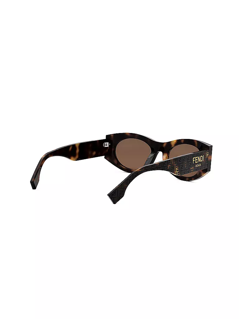 FENDI | FENDI Roma braune ovale Sonnenbrille | braun