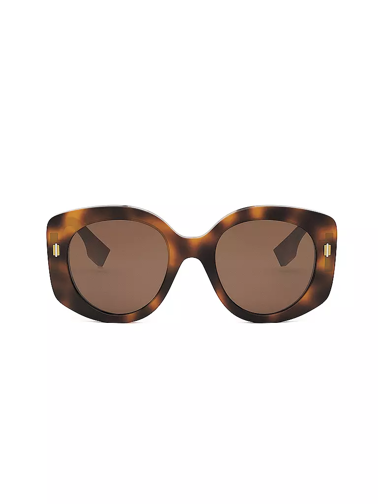 FENDI | FENDI Roma havana runde Sonnenbrille | braun