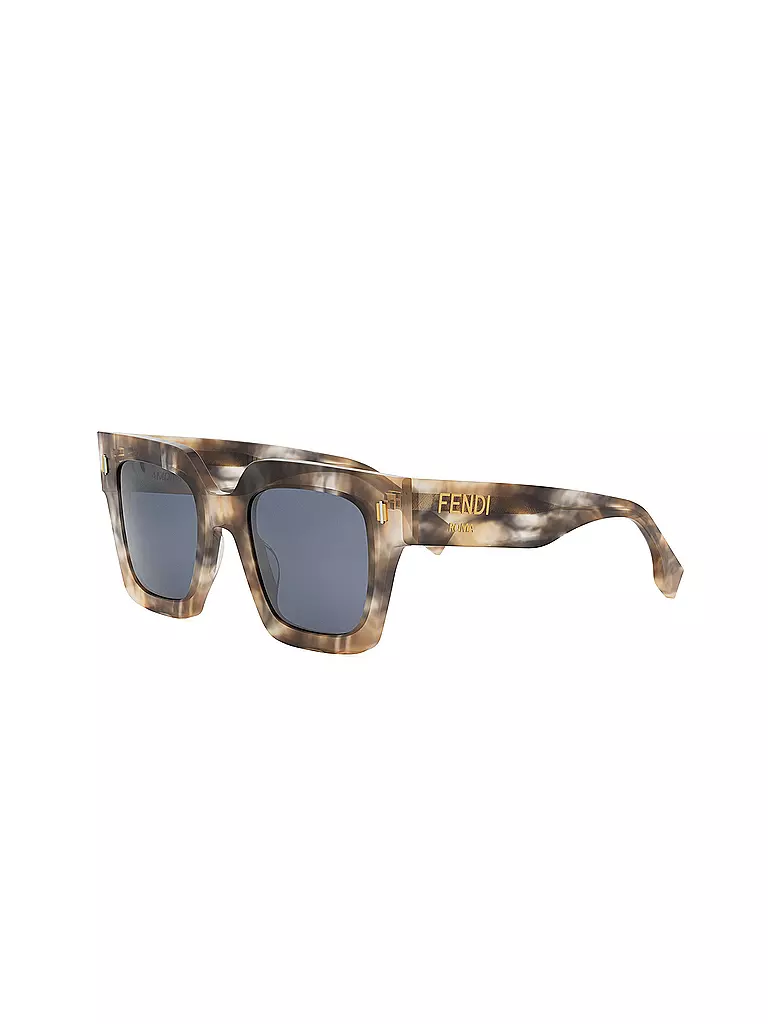 FENDI | FENDI Roma havanabraune eckige Sonnenbrille  | braun