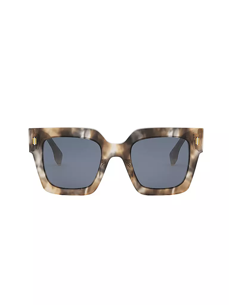 FENDI | FENDI Roma havanabraune eckige Sonnenbrille  | braun