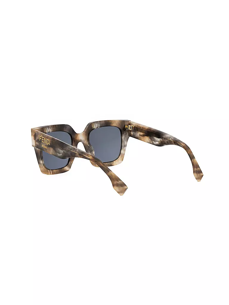 FENDI | FENDI Roma havanabraune eckige Sonnenbrille | braun