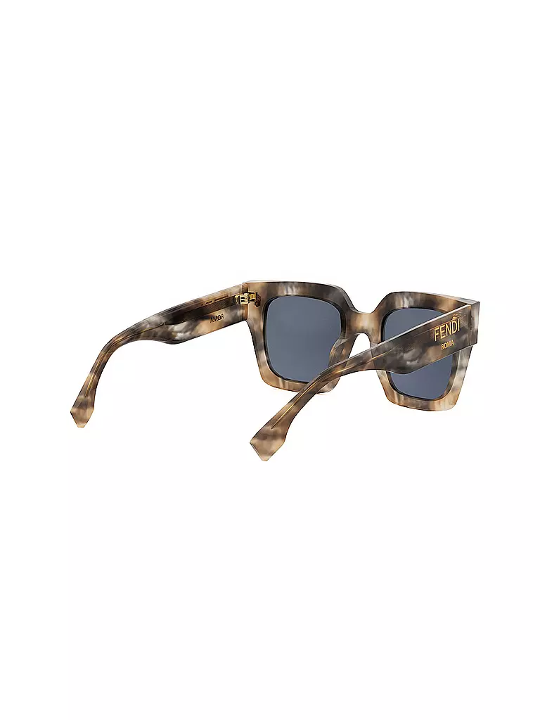 FENDI | FENDI Roma havanabraune eckige Sonnenbrille | braun