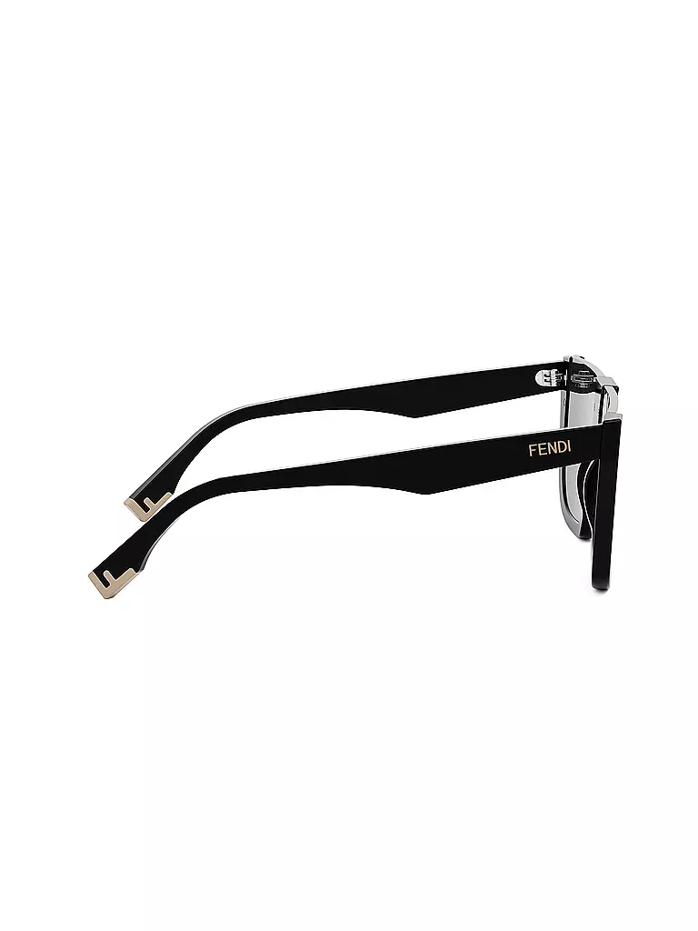 FENDI | FENDI Way schwarze eckige Sonnenbrille | schwarz