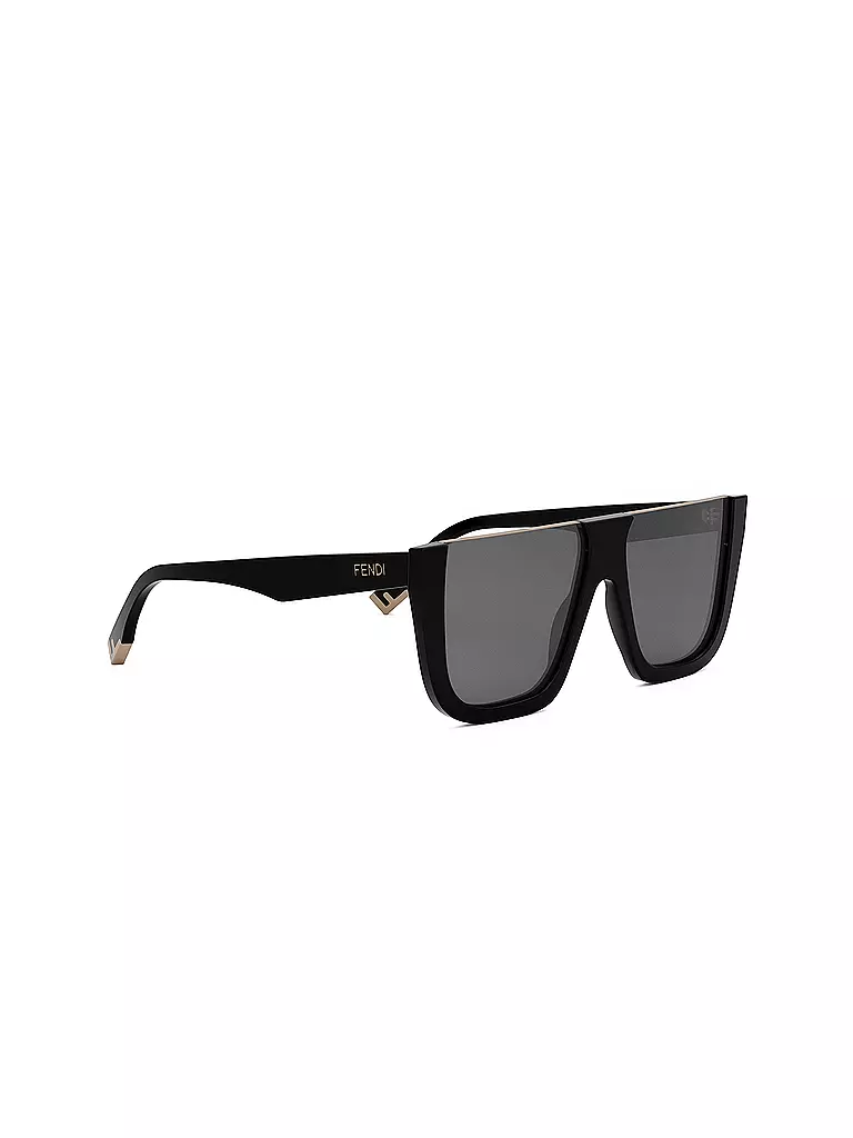 FENDI | FENDI Way schwarze eckige Sonnenbrille | schwarz