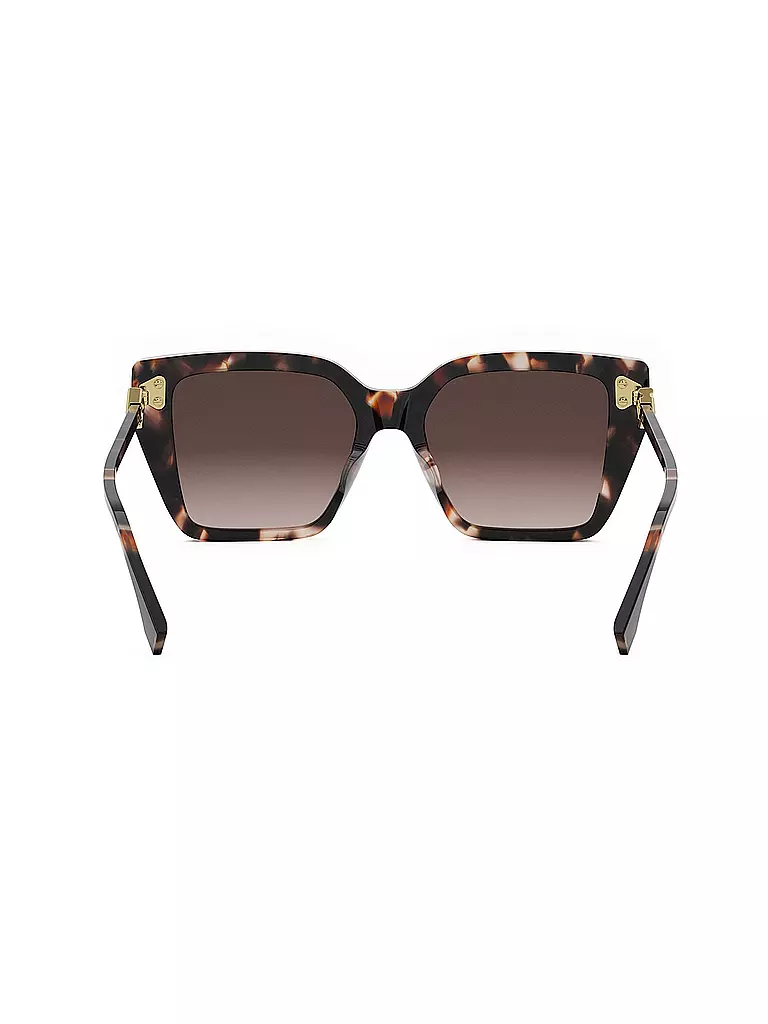 FENDI | FF Diamonds havanabraune eckige Sonnenbrille  | braun