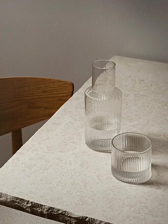 FERM LIVING | Karaffenset RIPPLE SMALL Clear