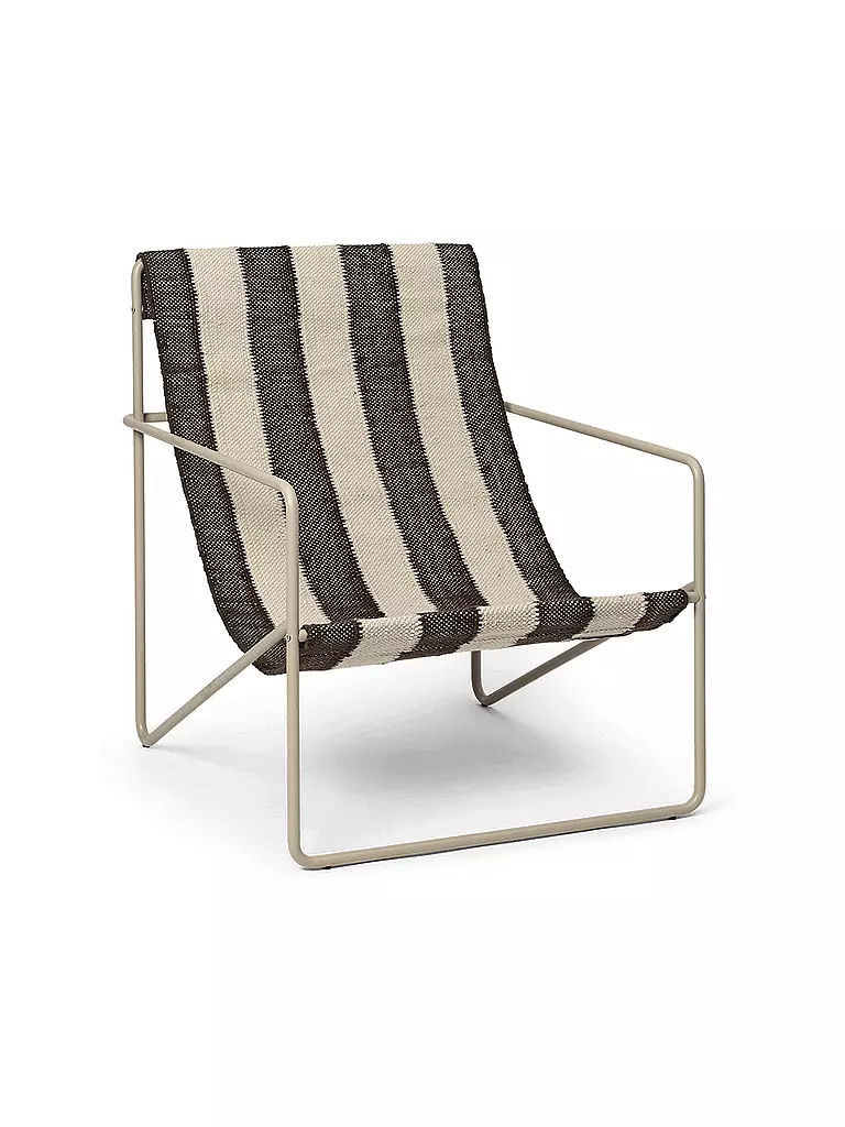 FERM LIVING | Desert Lounge Chair Cashmere Off white Chocolate  | bunt