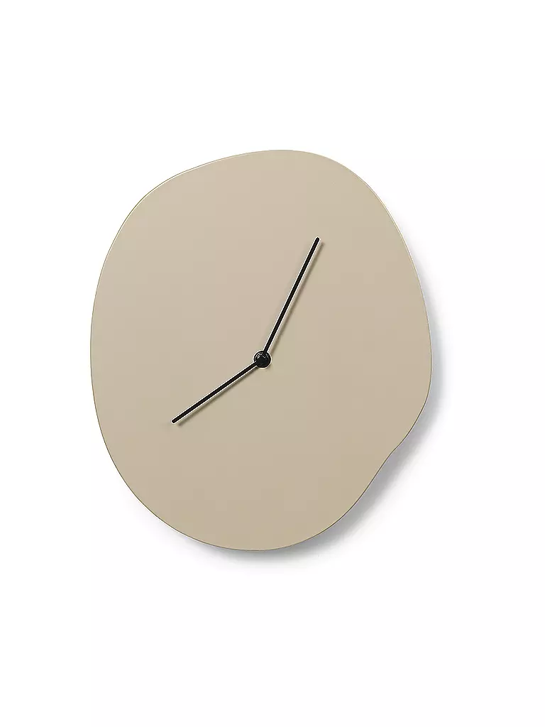 FERM LIVING | Wanduhr MELT Cashmere | beige