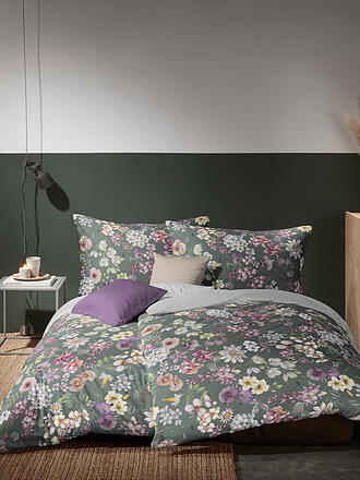 FLEURESSE | Satin Bettwäsche BED ART 70x90cm/140x220cm Evergreen