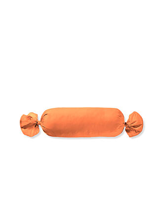 FLEURESSE | Satin Nackenrollenbezug ROYAL UNI 15x40cm Orange