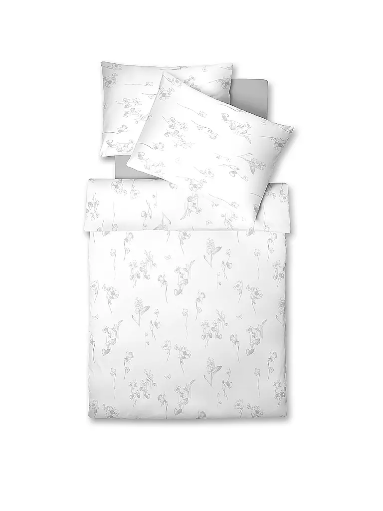 FLEURESSE | Tencel Bettwäsche White Dream 70x90cm / 140x200cm White | weiss