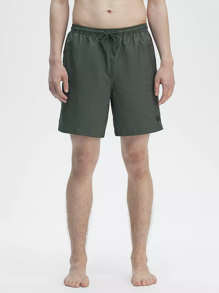 FRED PERRY | Badeshorts | olive