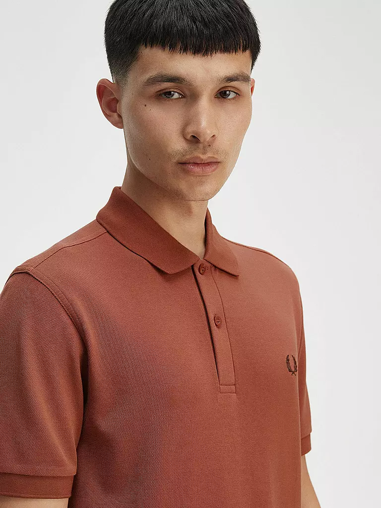 FRED PERRY | Poloshirt Slim Fit | kupfer