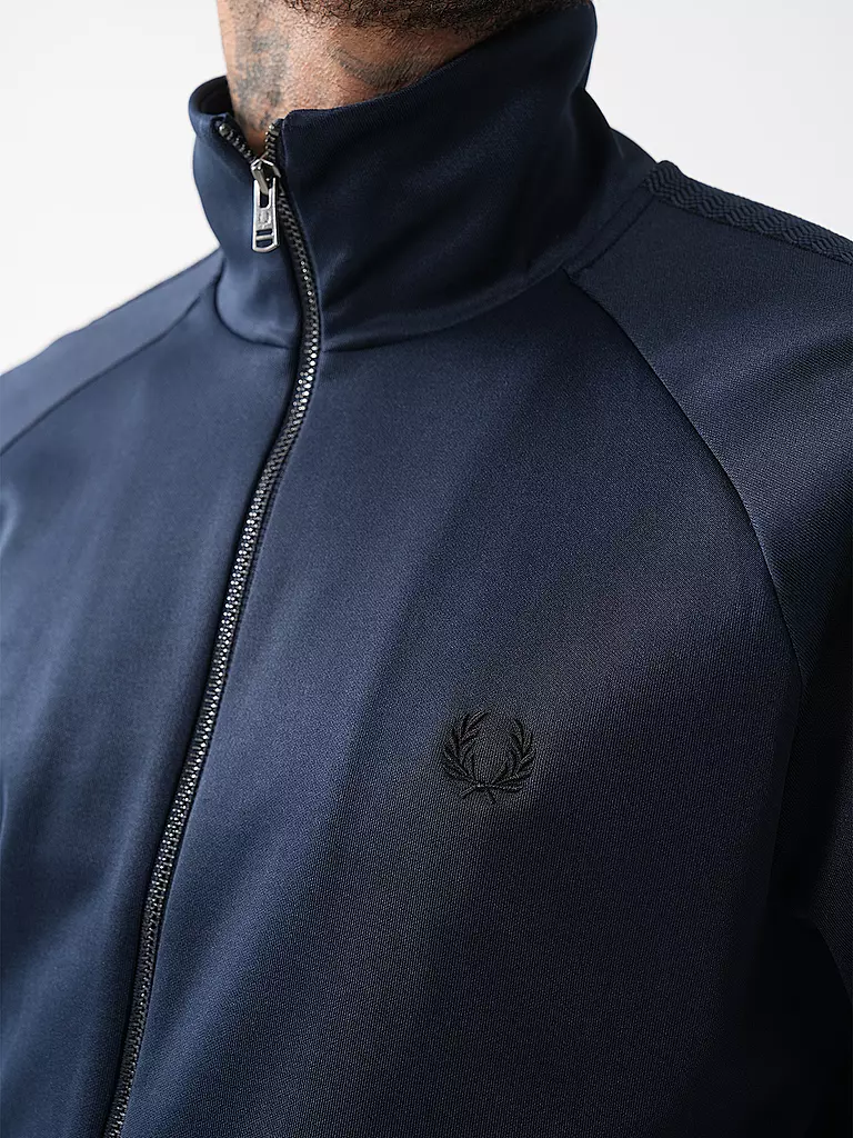 FRED PERRY | Sweatjacke | blau