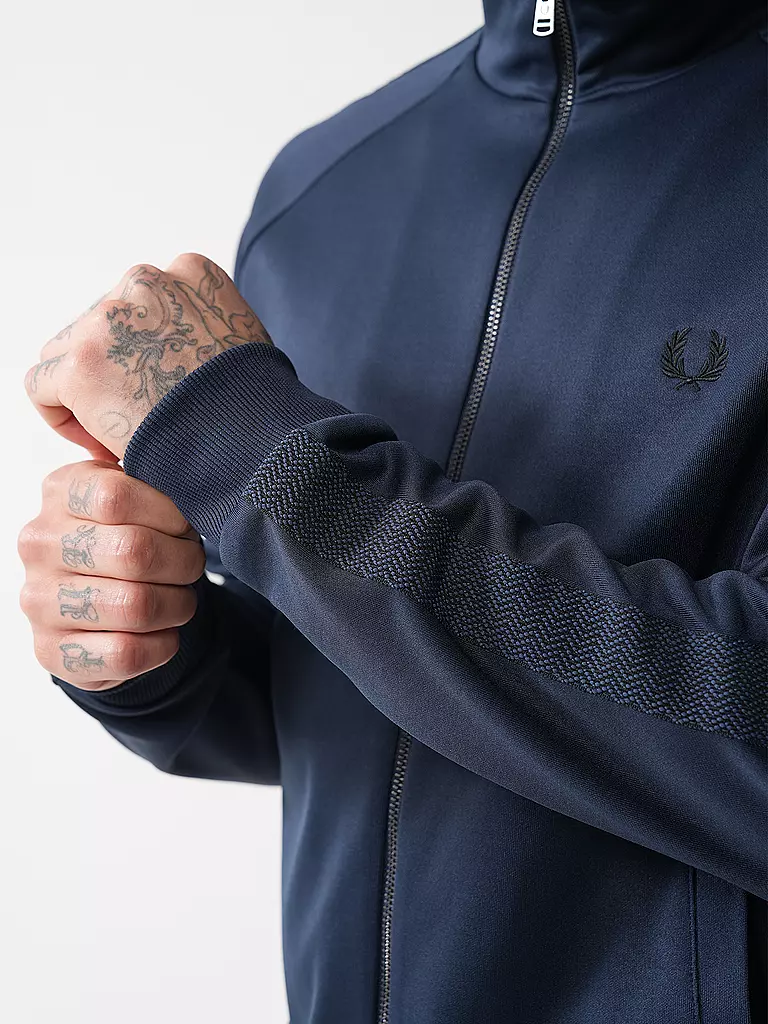 FRED PERRY | Sweatjacke | blau