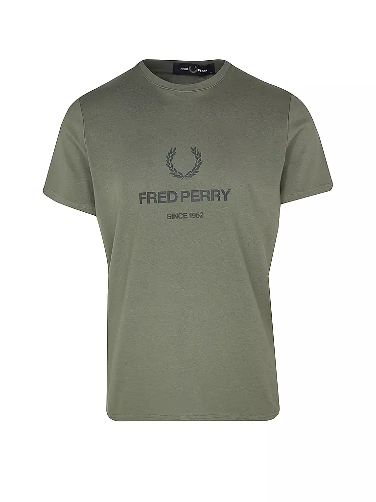 FRED PERRY | T-Shirt  | olive